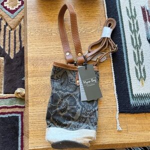 Myra Bag Brown and Black Floral Crossbody